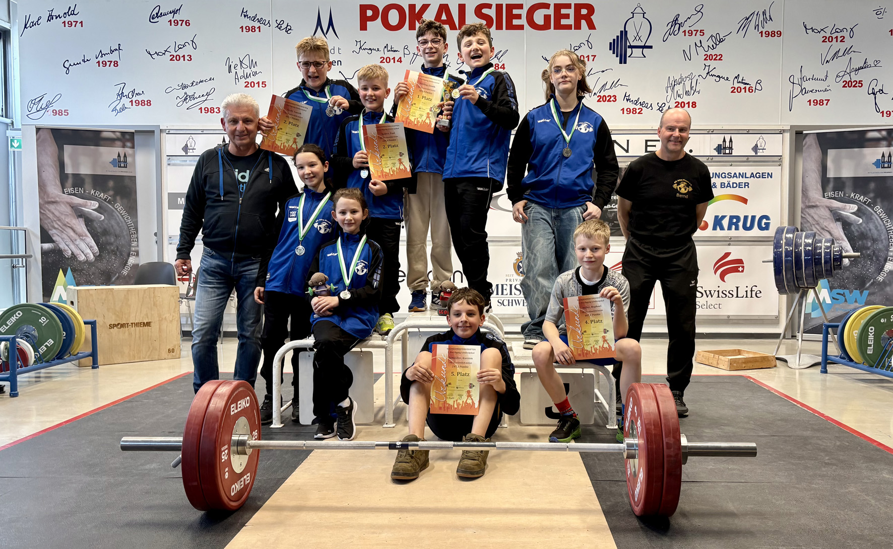 Teamfoto AC Atlas Plauen